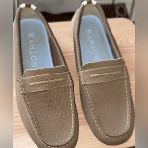 Rothy's Latte Driver Loafers